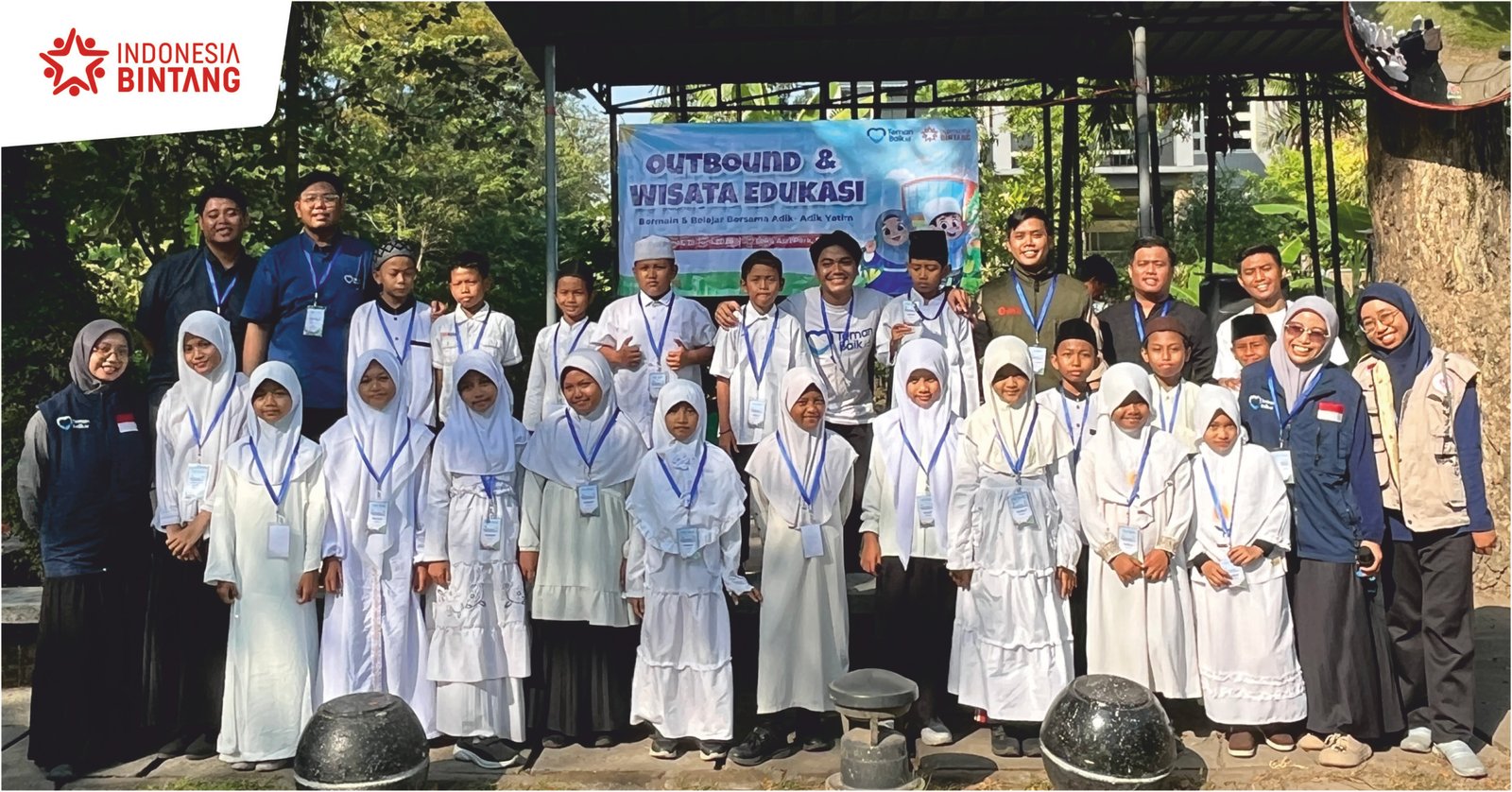 Semarakkan Muharram, Indonesia Bintang dan Teman Baik Ajak Anak Yatim Berwisata Edukasi di Loka Asri Park