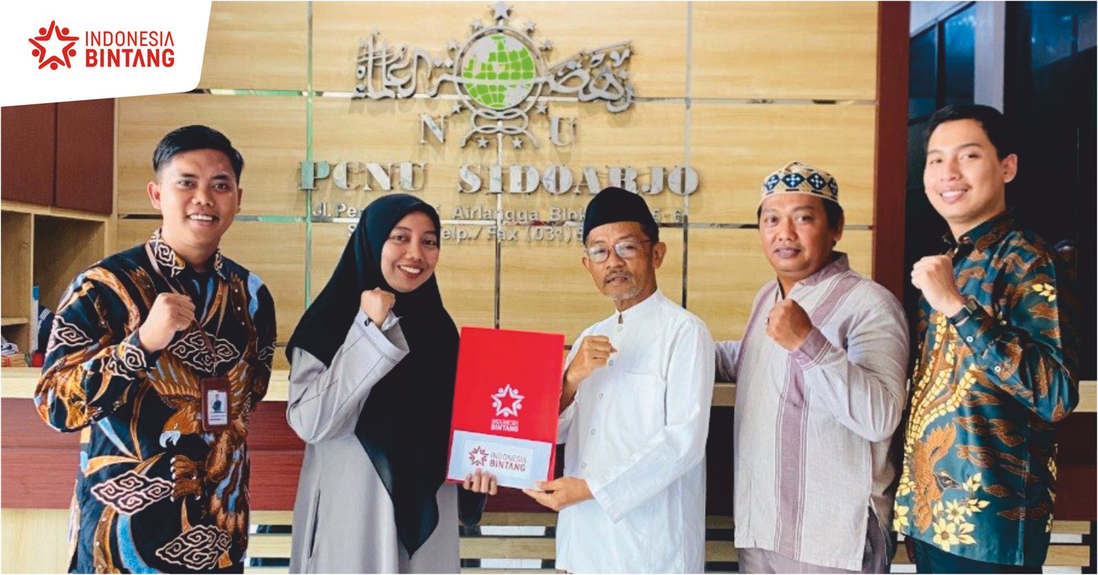 Indonesia Bintang dan LAZISNU Sidoarjo Jalin Kesepakatan Sukseskan Muktamar ke-35 Nahdlatul Ulama